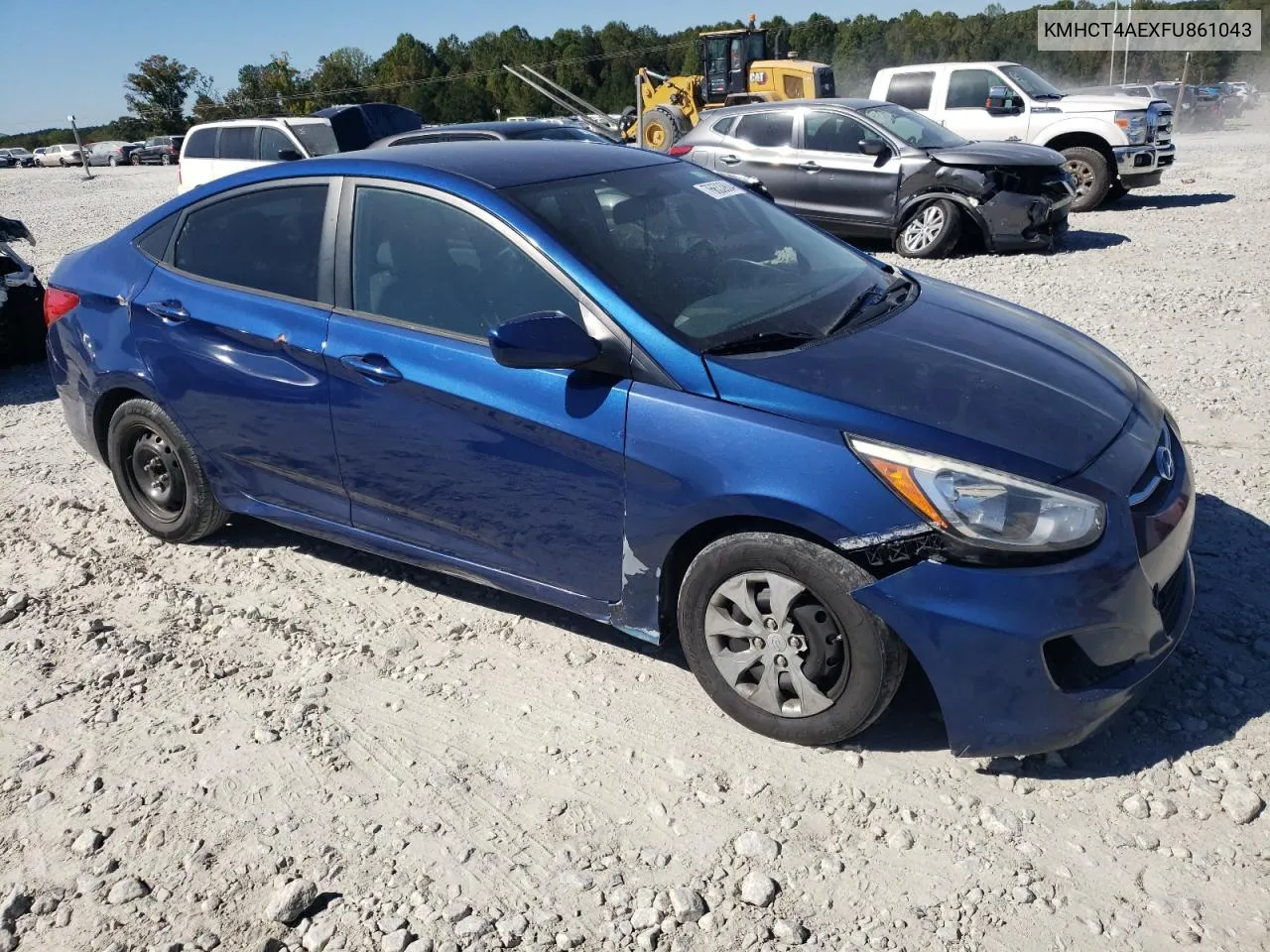 2015 Hyundai Accent Gls VIN: KMHCT4AEXFU861043 Lot: 76633904