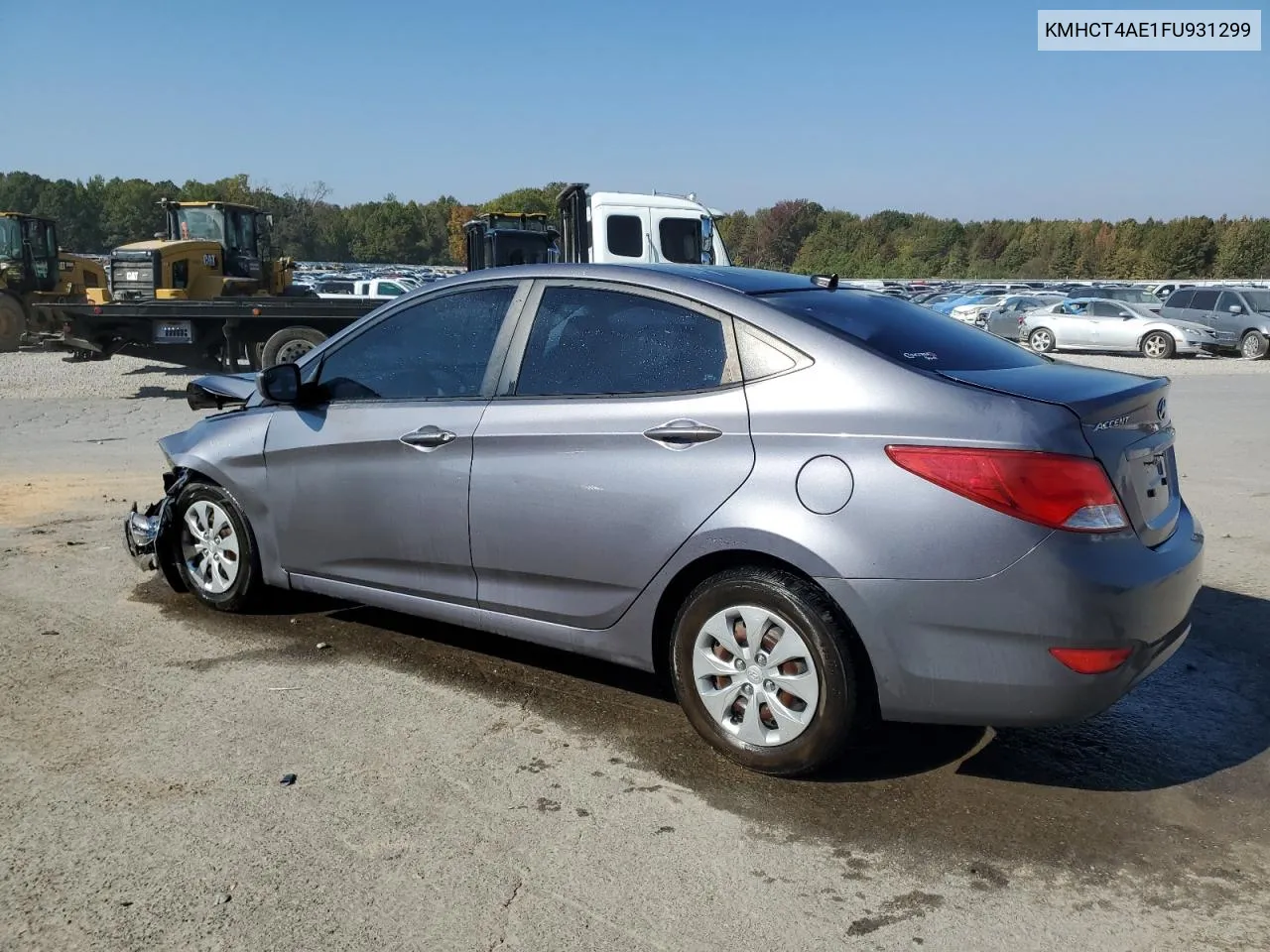 2015 Hyundai Accent Gls VIN: KMHCT4AE1FU931299 Lot: 77126894