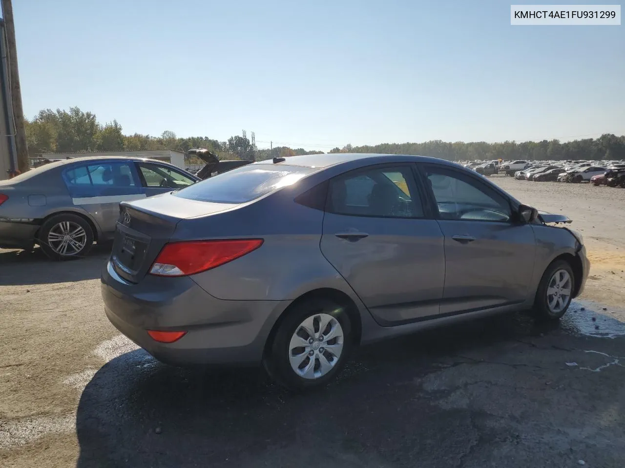 2015 Hyundai Accent Gls VIN: KMHCT4AE1FU931299 Lot: 77126894