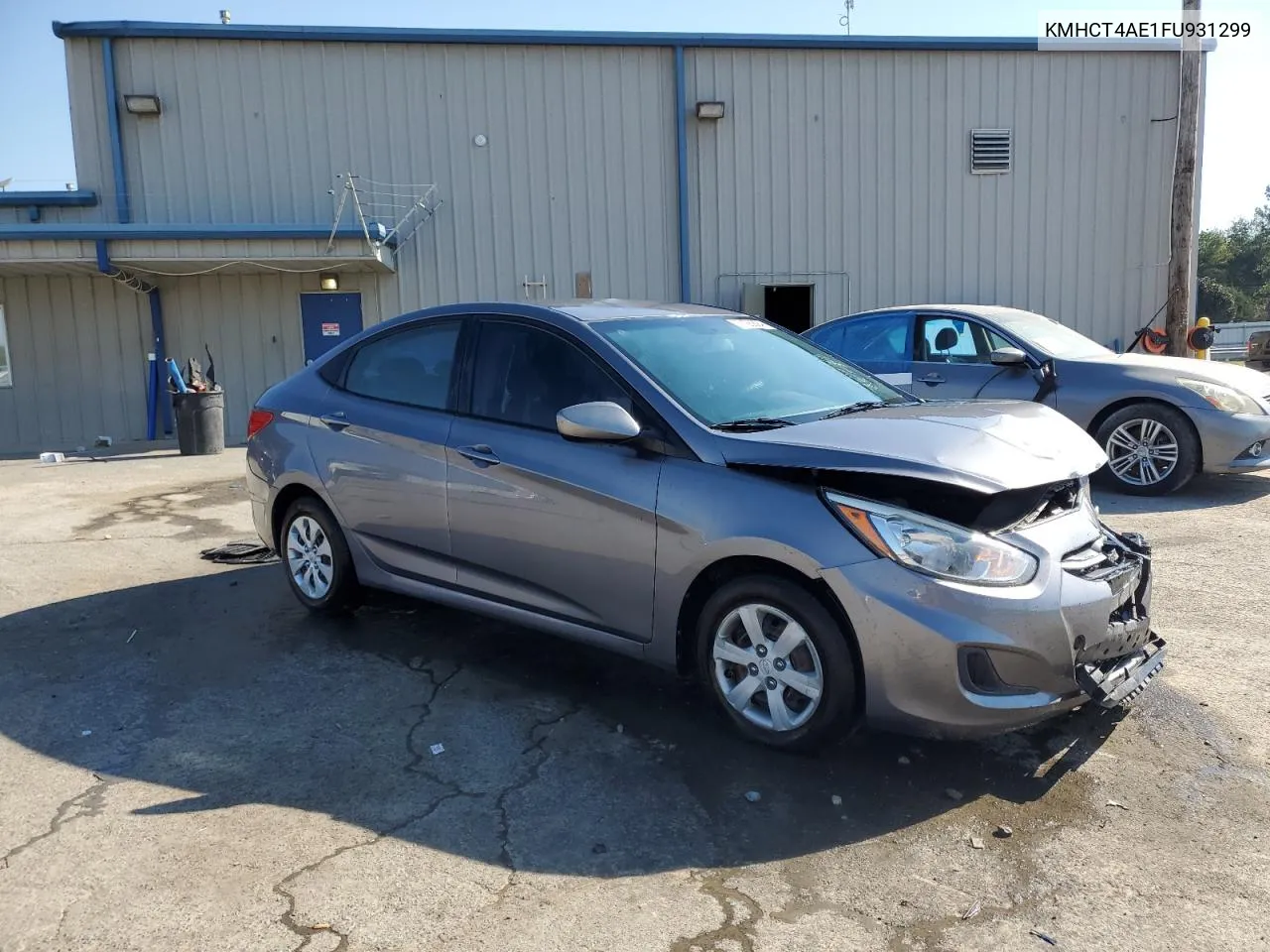 2015 Hyundai Accent Gls VIN: KMHCT4AE1FU931299 Lot: 77126894