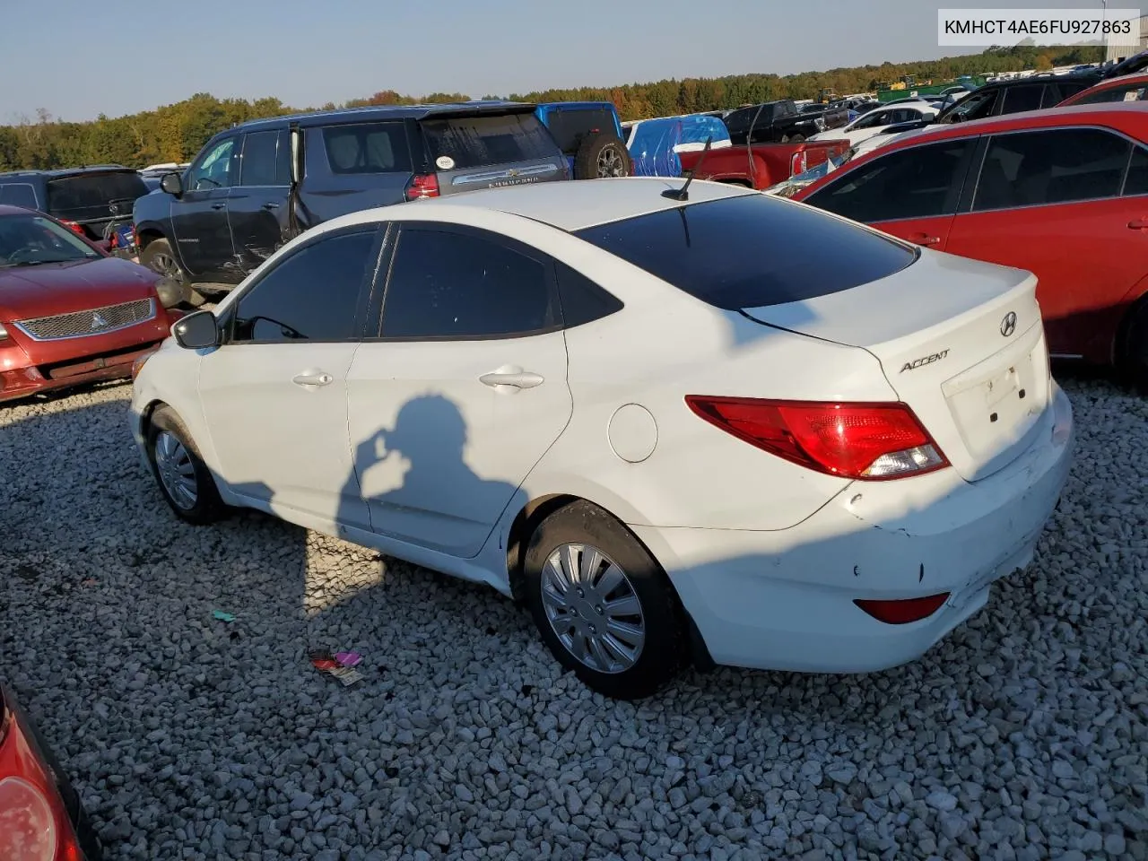 2015 Hyundai Accent Gls VIN: KMHCT4AE6FU927863 Lot: 77252054