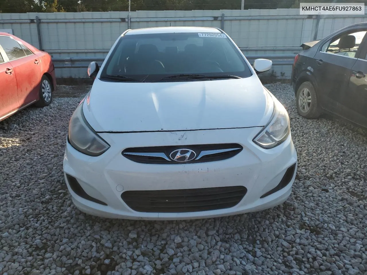 2015 Hyundai Accent Gls VIN: KMHCT4AE6FU927863 Lot: 77252054