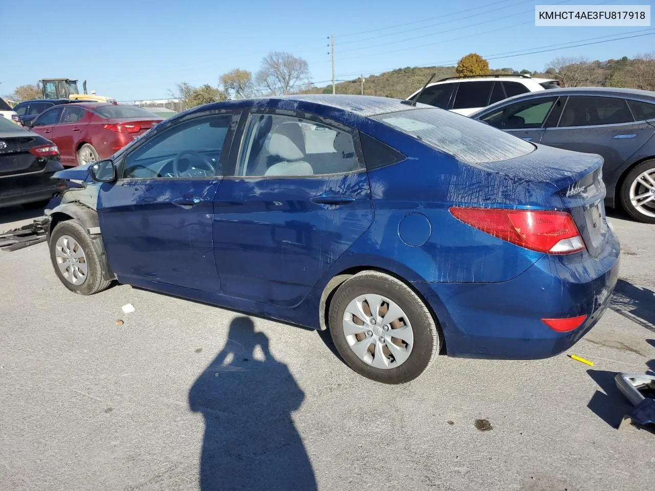 2015 Hyundai Accent Gls VIN: KMHCT4AE3FU817918 Lot: 77371374