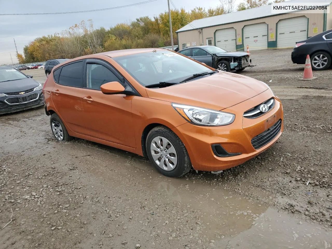 2015 Hyundai Accent Gs VIN: KMHCT5AE2FU227084 Lot: 77586304