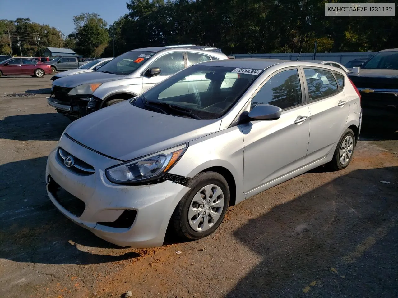 2015 Hyundai Accent Gs VIN: KMHCT5AE7FU231132 Lot: 78144394