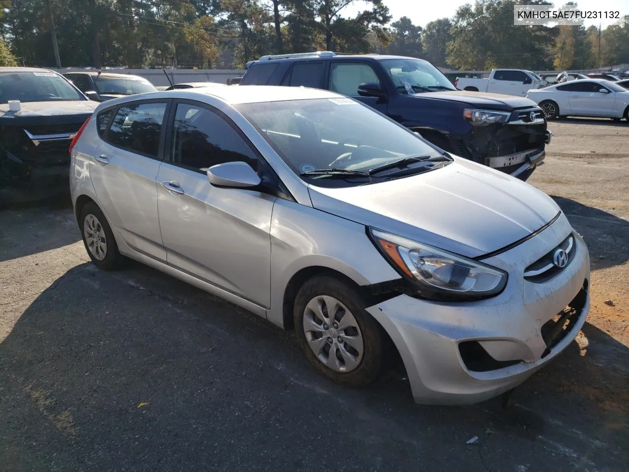 2015 Hyundai Accent Gs VIN: KMHCT5AE7FU231132 Lot: 78144394