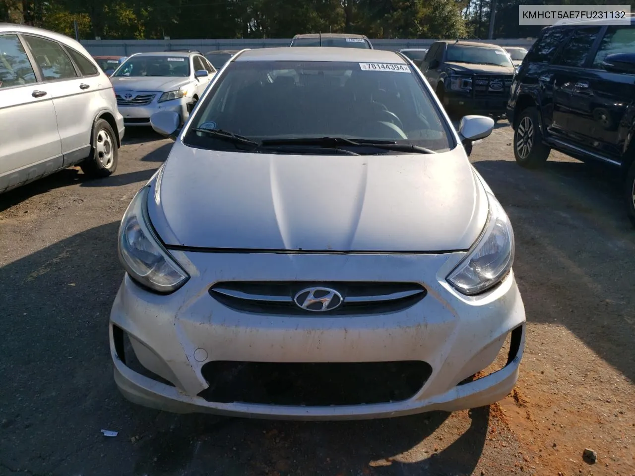 2015 Hyundai Accent Gs VIN: KMHCT5AE7FU231132 Lot: 78144394