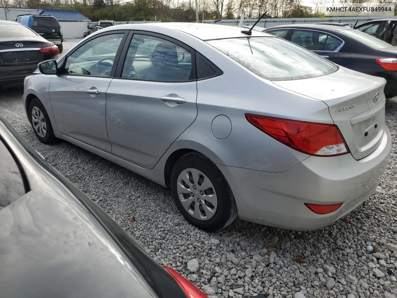 2015 Hyundai Accent Gls VIN: KMHCT4AEXFU849944 Lot: 78229274