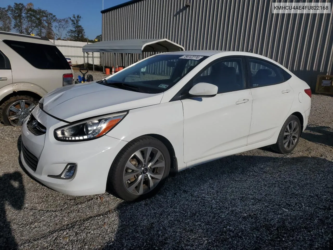 2015 Hyundai Accent Gls VIN: KMHCU4AE4FU822168 Lot: 78412274