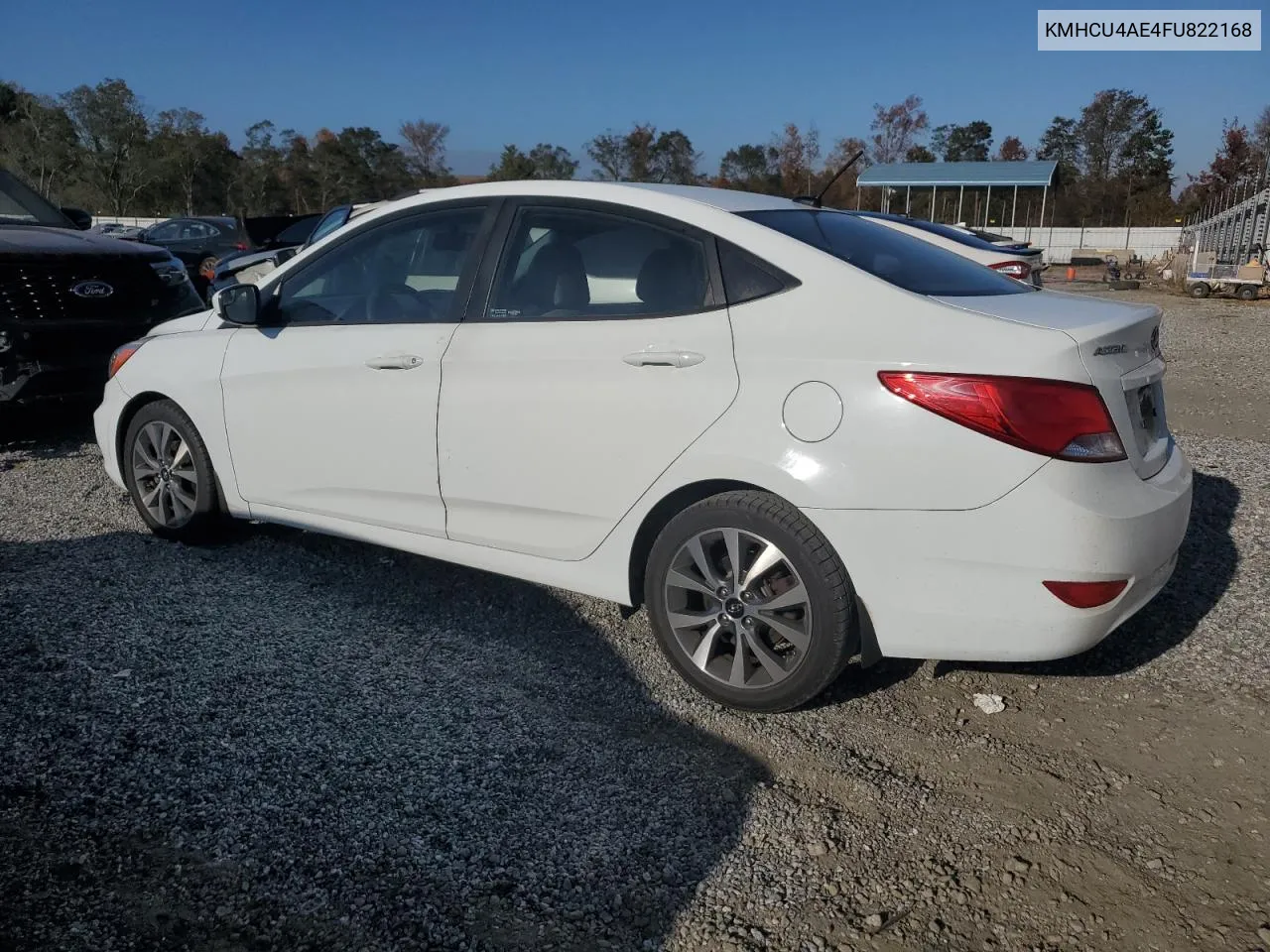 2015 Hyundai Accent Gls VIN: KMHCU4AE4FU822168 Lot: 78412274