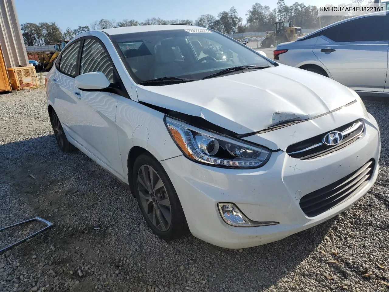 2015 Hyundai Accent Gls VIN: KMHCU4AE4FU822168 Lot: 78412274