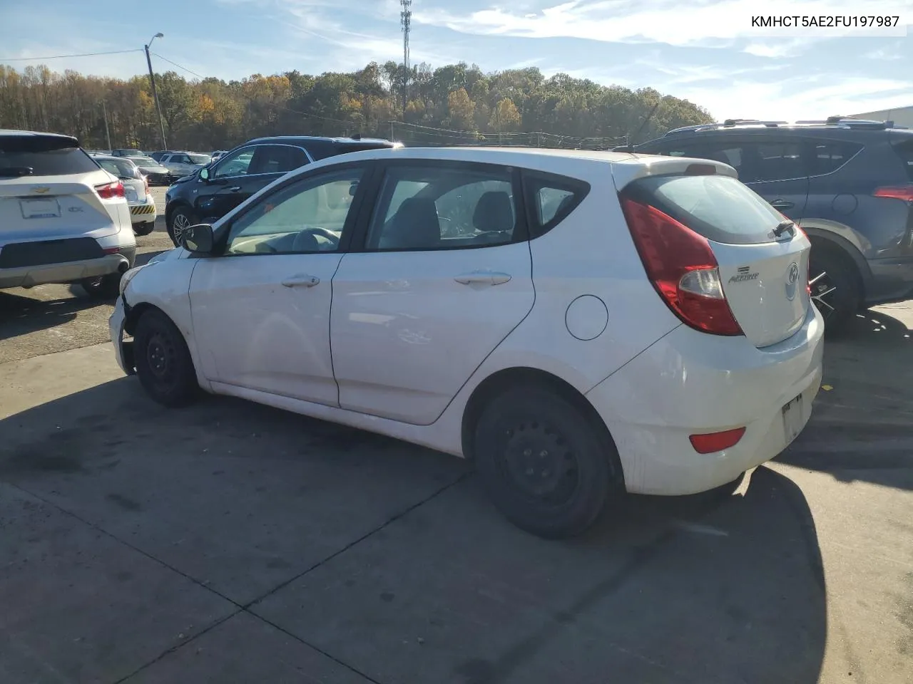 2015 Hyundai Accent Gs VIN: KMHCT5AE2FU197987 Lot: 78581994