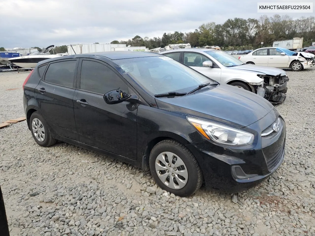 2015 Hyundai Accent Gs VIN: KMHCT5AE8FU229504 Lot: 79035544