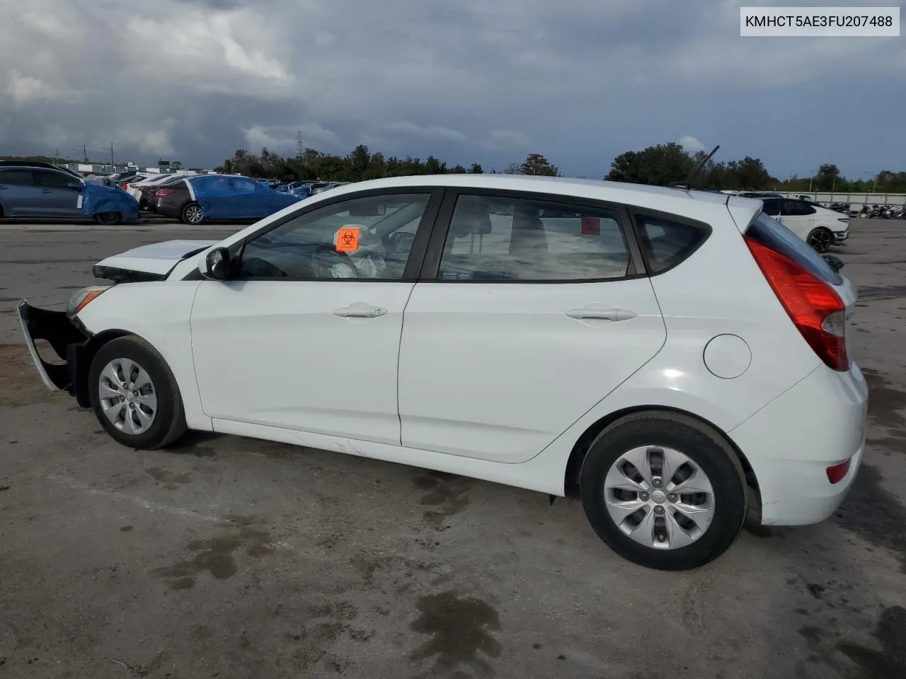 2015 Hyundai Accent Gs VIN: KMHCT5AE3FU207488 Lot: 79132234