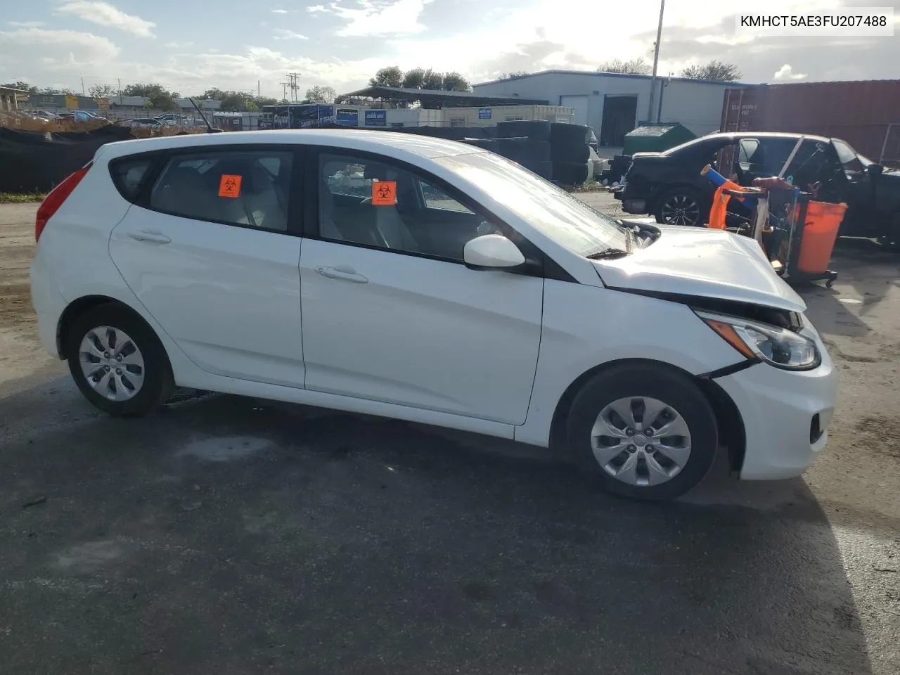 2015 Hyundai Accent Gs VIN: KMHCT5AE3FU207488 Lot: 79132234