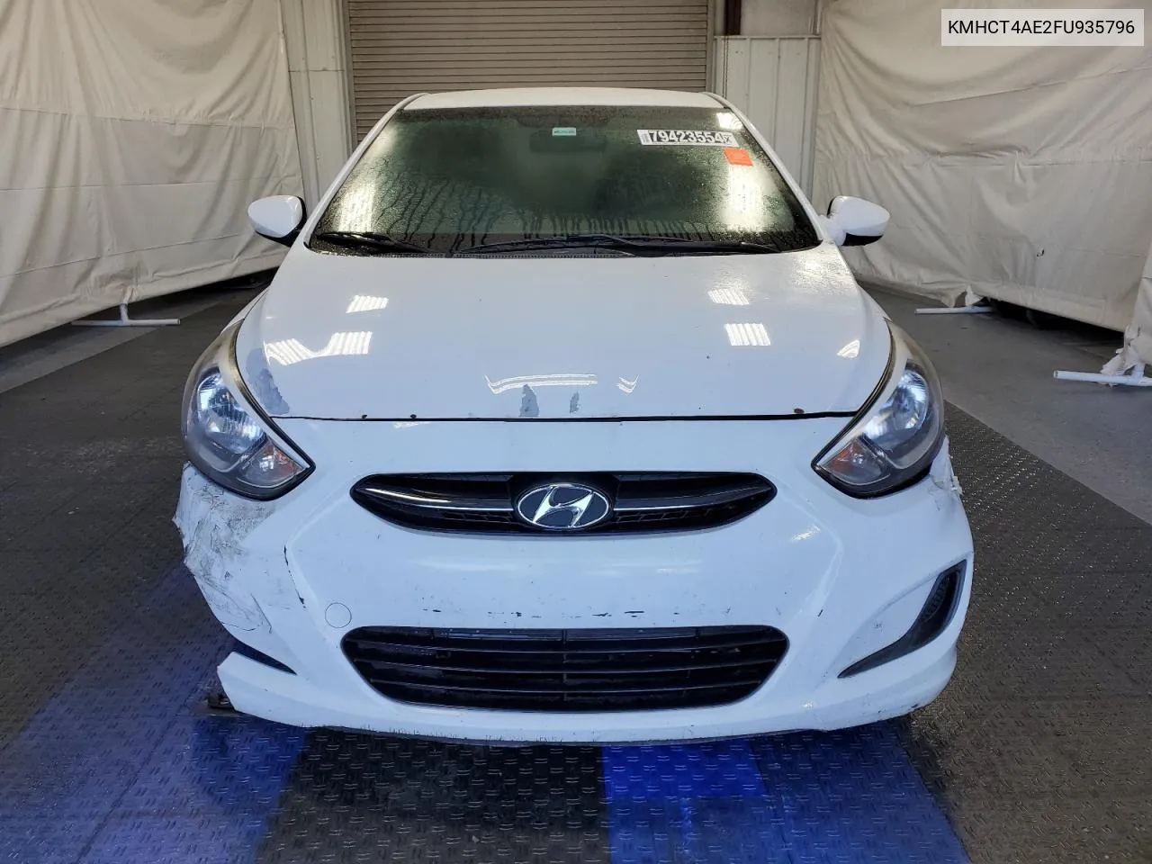 2015 Hyundai Accent Gls VIN: KMHCT4AE2FU935796 Lot: 79423554