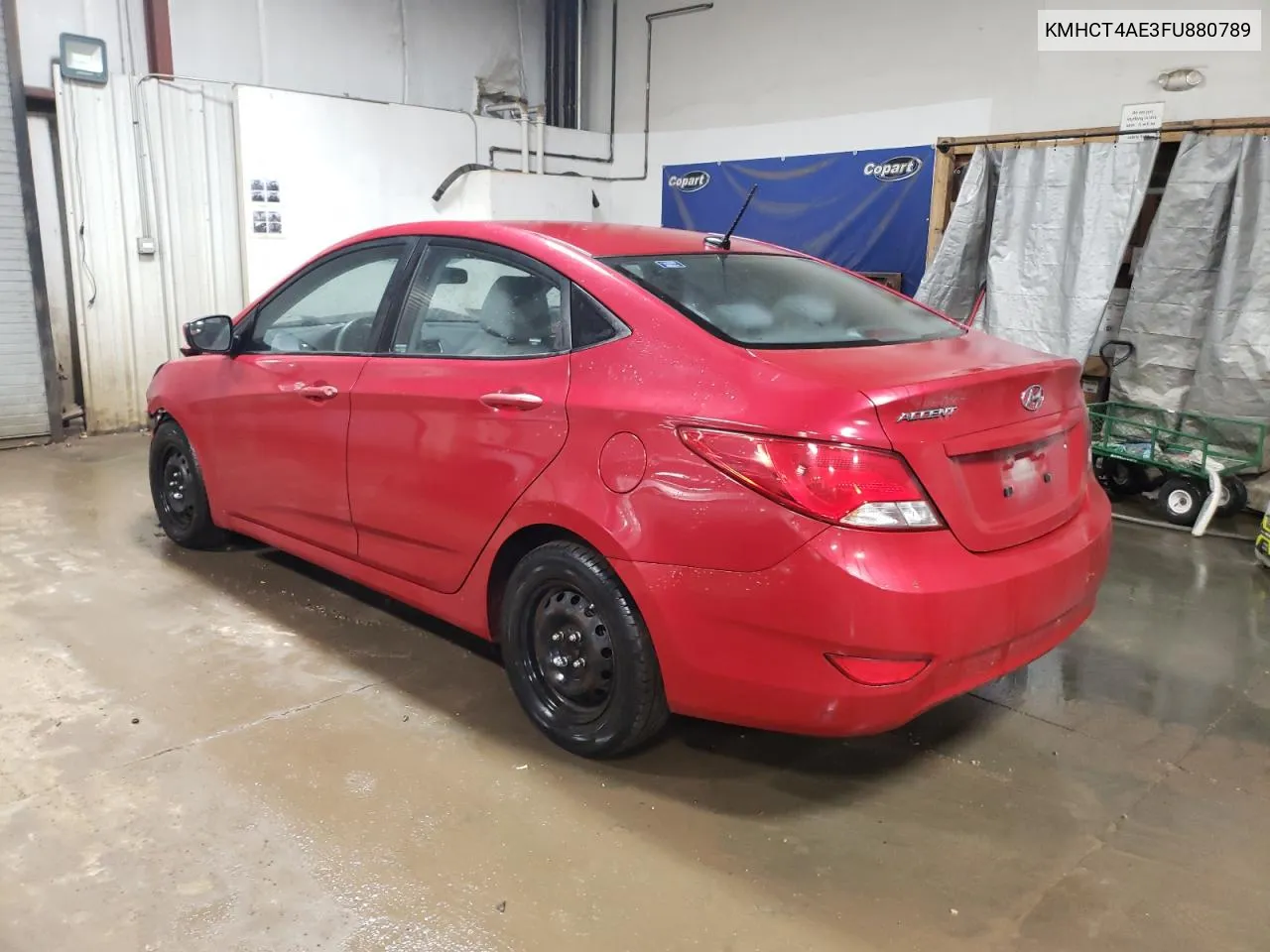 2015 Hyundai Accent Gls VIN: KMHCT4AE3FU880789 Lot: 79953704