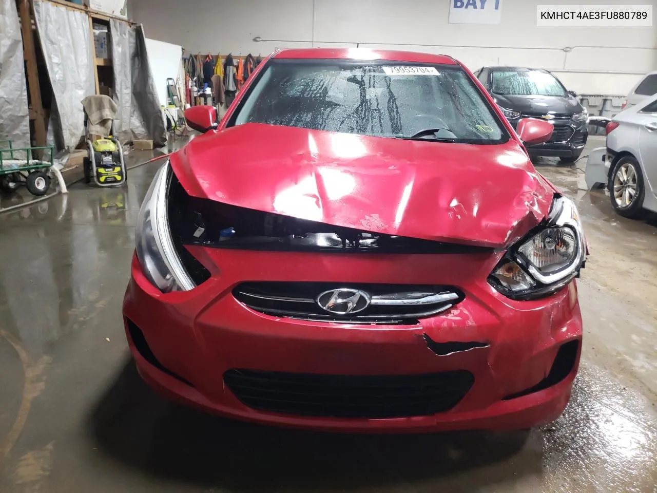 2015 Hyundai Accent Gls VIN: KMHCT4AE3FU880789 Lot: 79953704