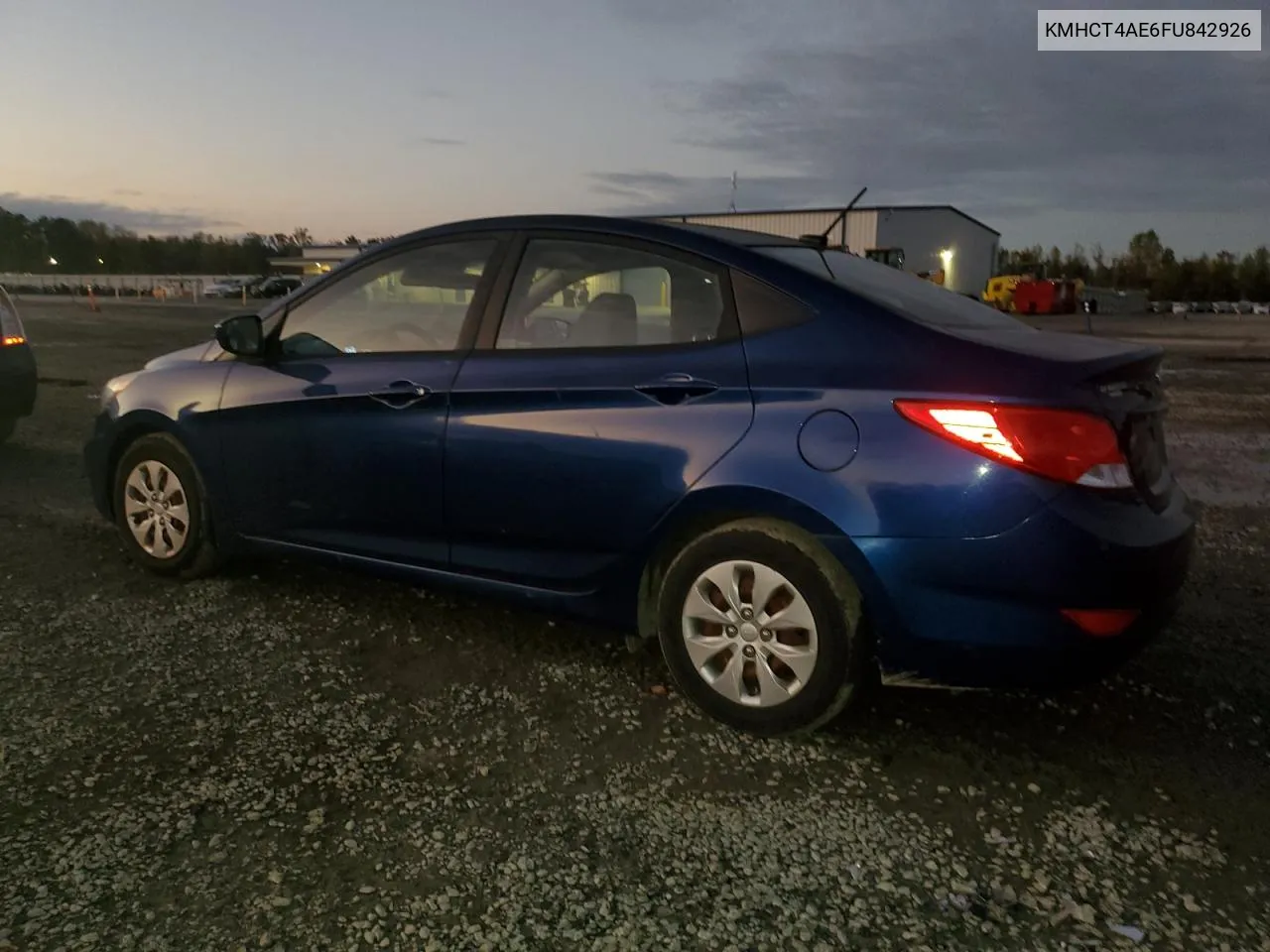 2015 Hyundai Accent Gls VIN: KMHCT4AE6FU842926 Lot: 79963984