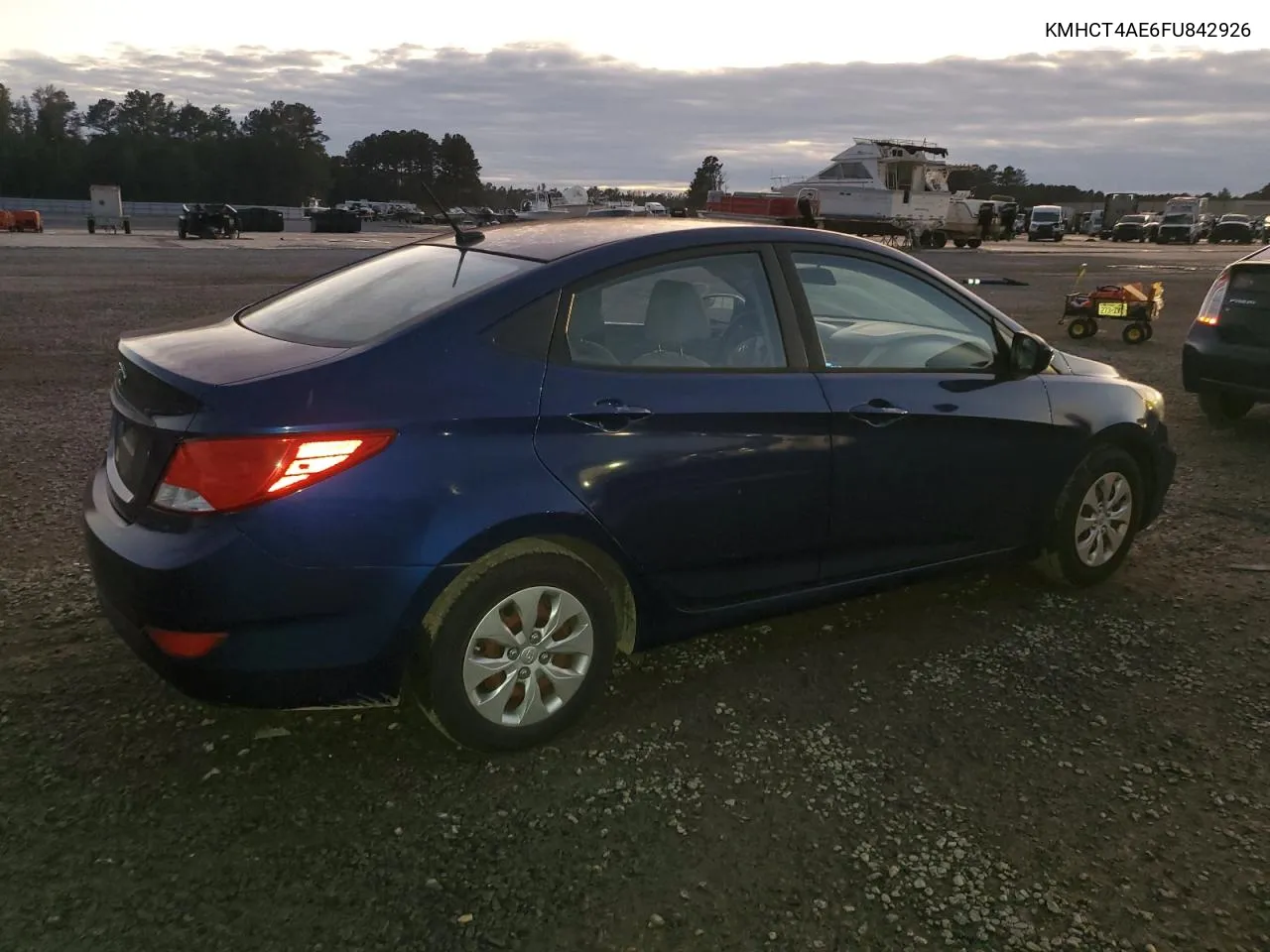 2015 Hyundai Accent Gls VIN: KMHCT4AE6FU842926 Lot: 79963984