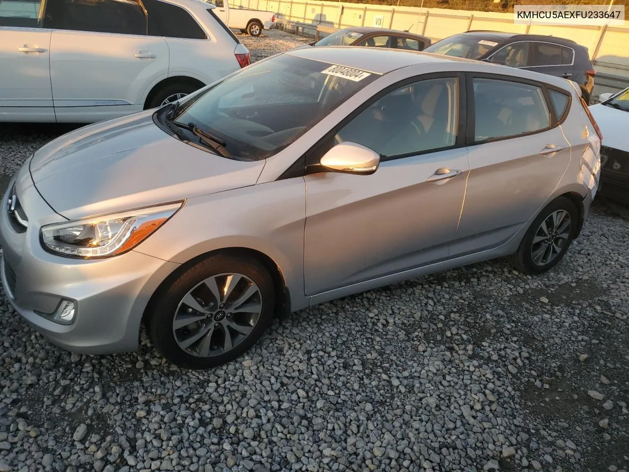 2015 Hyundai Accent Gls VIN: KMHCU5AEXFU233647 Lot: 80048004