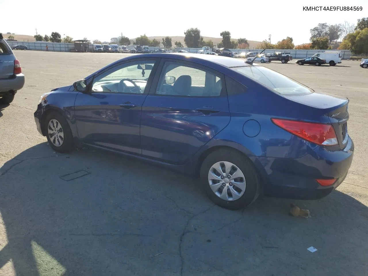 2015 Hyundai Accent Gls VIN: KMHCT4AE9FU884569 Lot: 80152074