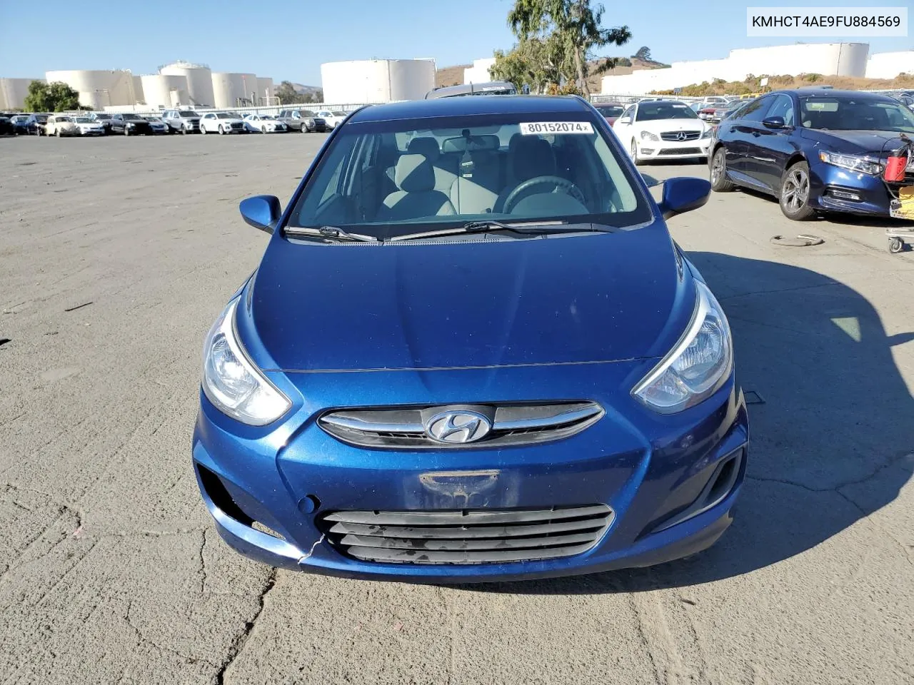 2015 Hyundai Accent Gls VIN: KMHCT4AE9FU884569 Lot: 80152074