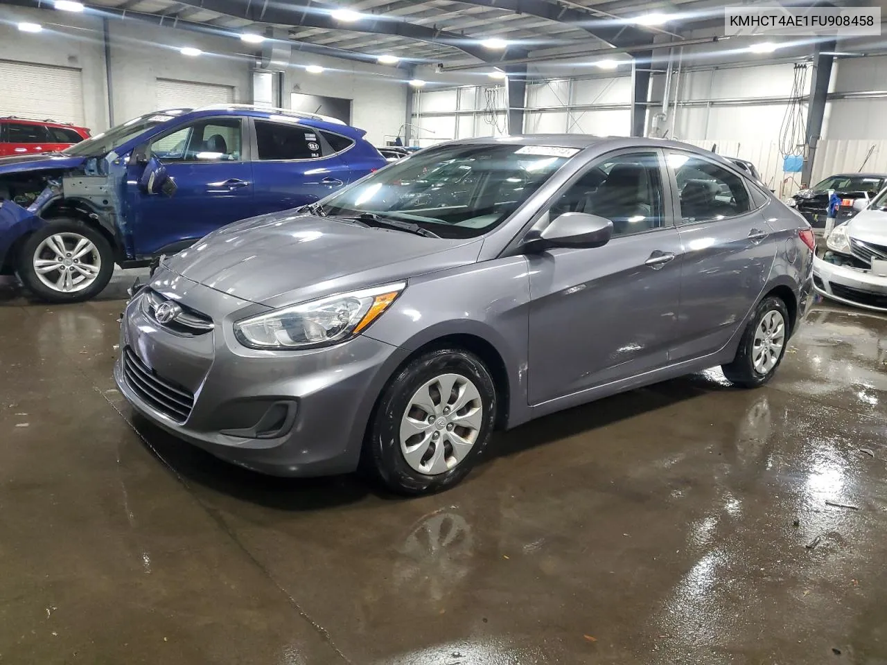 2015 Hyundai Accent Gls VIN: KMHCT4AE1FU908458 Lot: 80273034