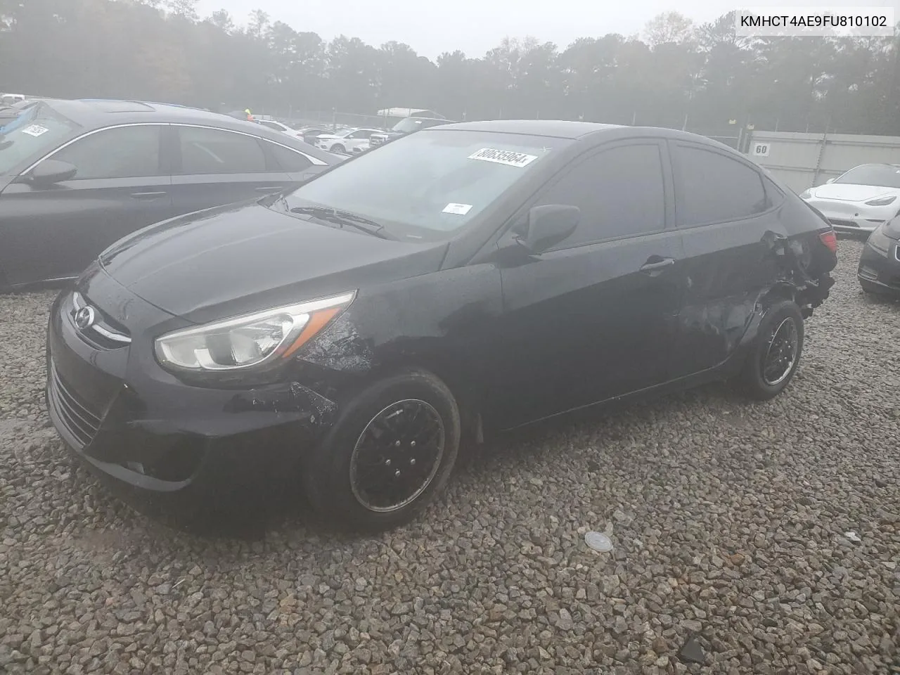 2015 Hyundai Accent Gls VIN: KMHCT4AE9FU810102 Lot: 80635964