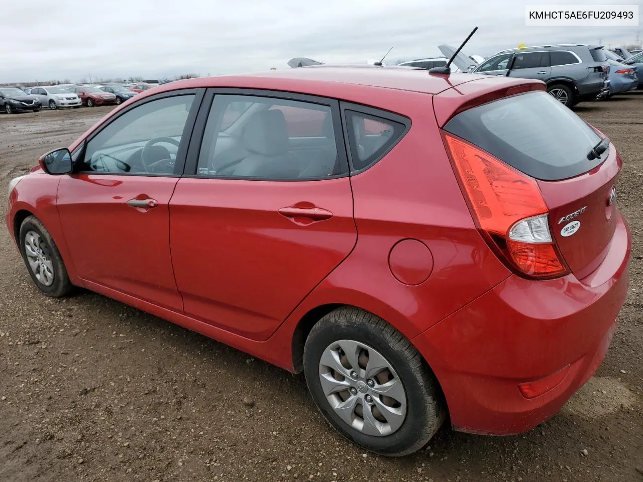 2015 Hyundai Accent Gs VIN: KMHCT5AE6FU209493 Lot: 80790704