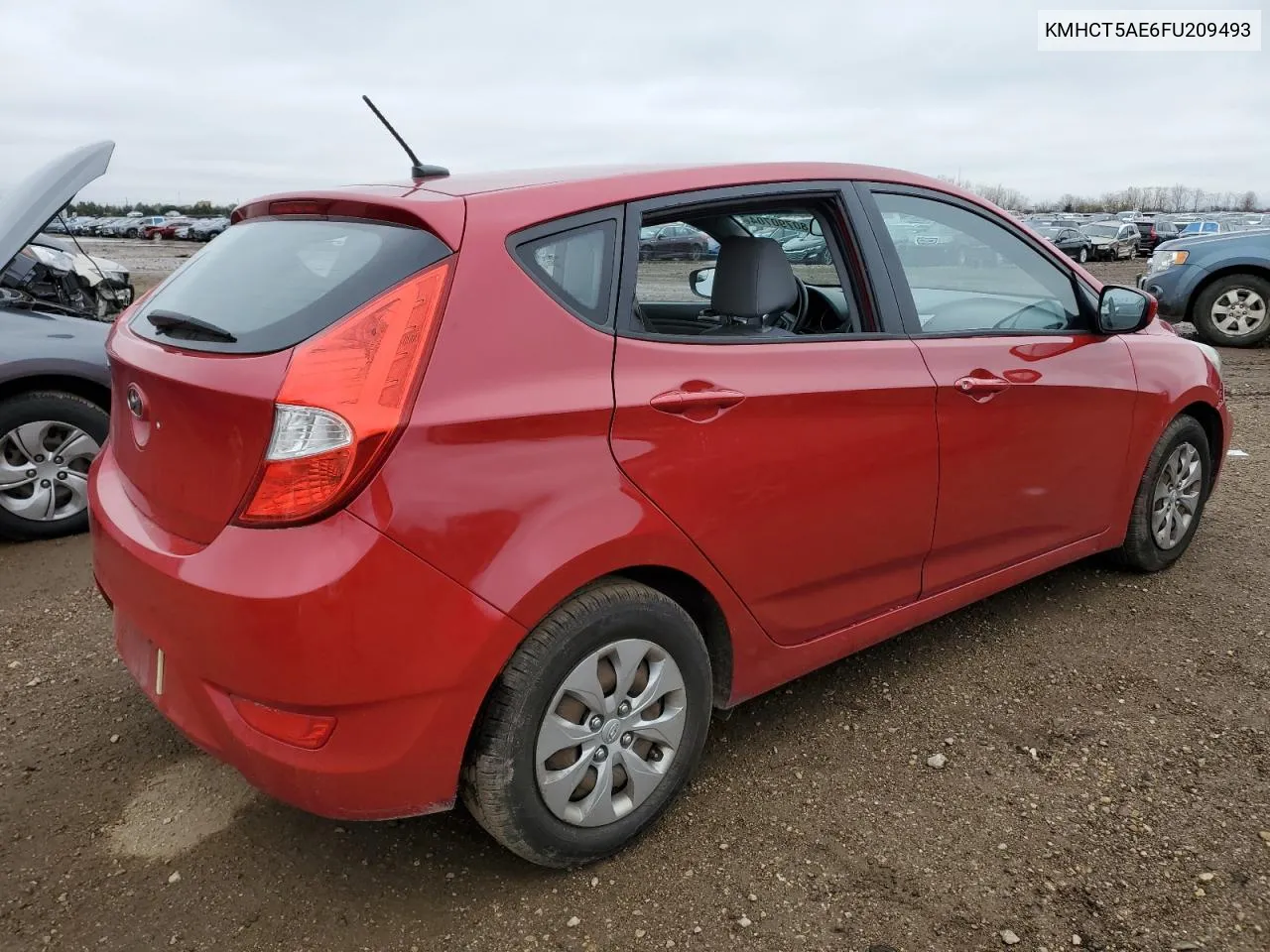 2015 Hyundai Accent Gs VIN: KMHCT5AE6FU209493 Lot: 80790704