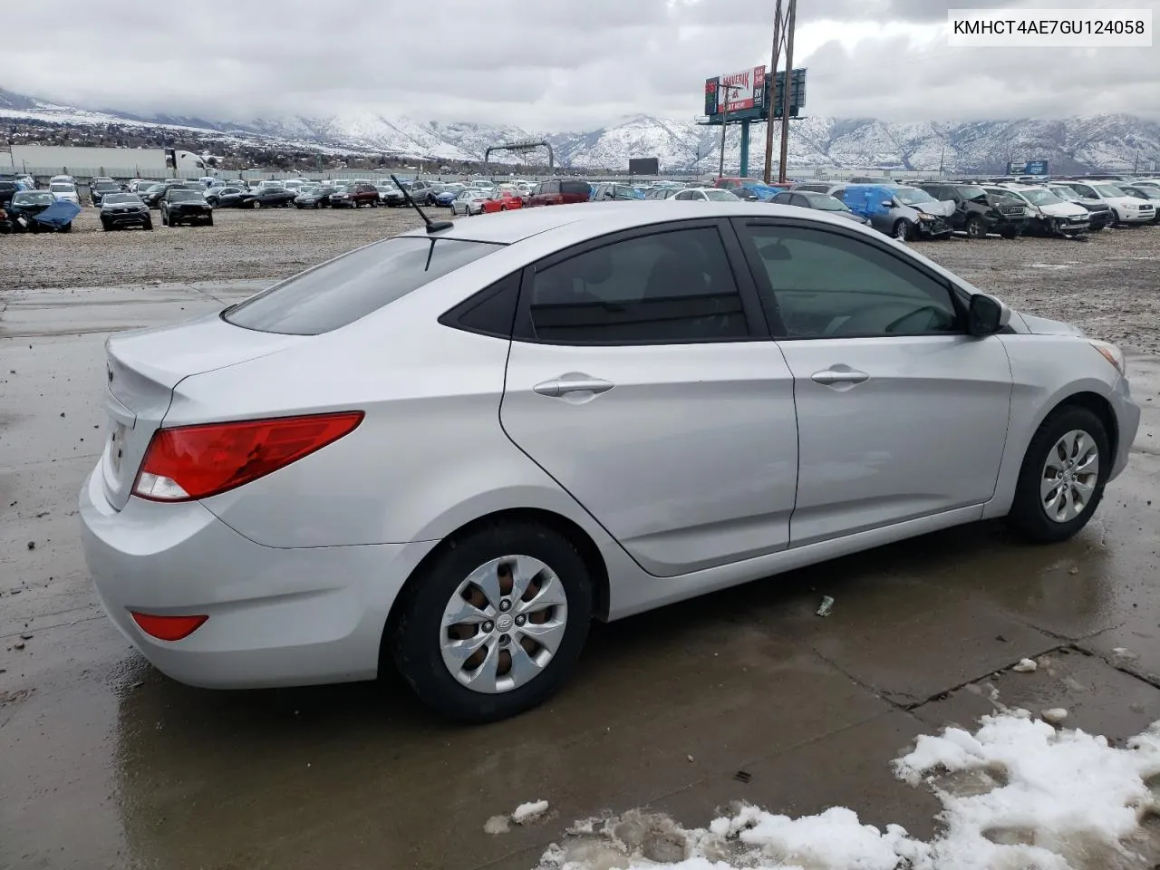 2016 Hyundai Accent Se VIN: KMHCT4AE7GU124058 Lot: 41934174