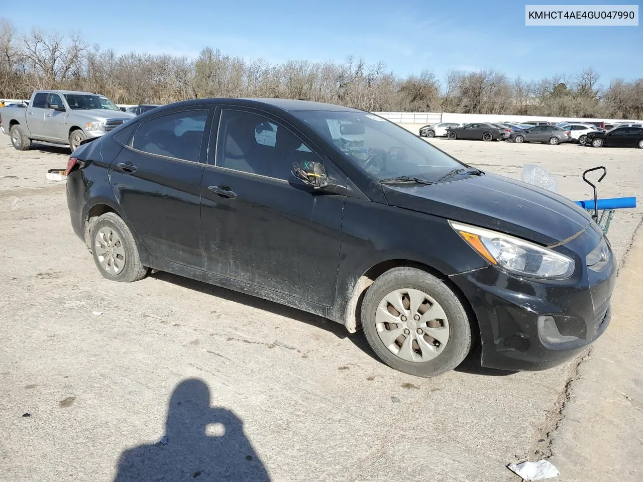 2016 Hyundai Accent Se VIN: KMHCT4AE4GU047990 Lot: 44590224