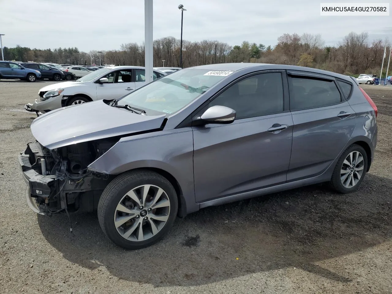 2016 Hyundai Accent Sport VIN: KMHCU5AE4GU270582 Lot: 50490814