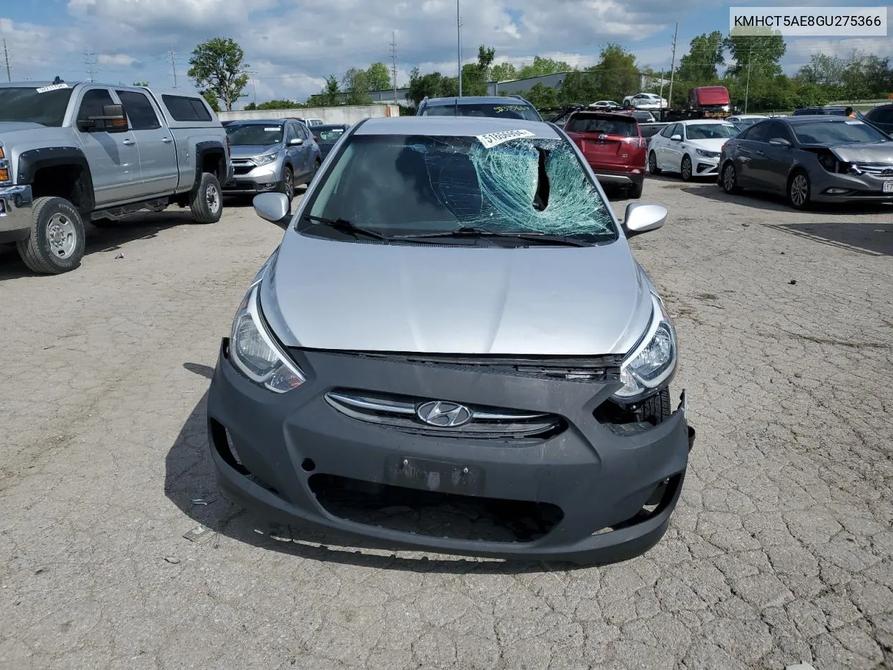 2016 Hyundai Accent Se VIN: KMHCT5AE8GU275366 Lot: 51656994