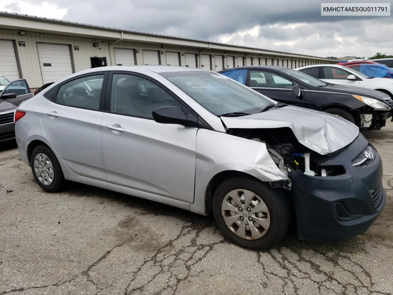 2016 Hyundai Accent Se VIN: KMHCT4AE5GU011791 Lot: 54950634