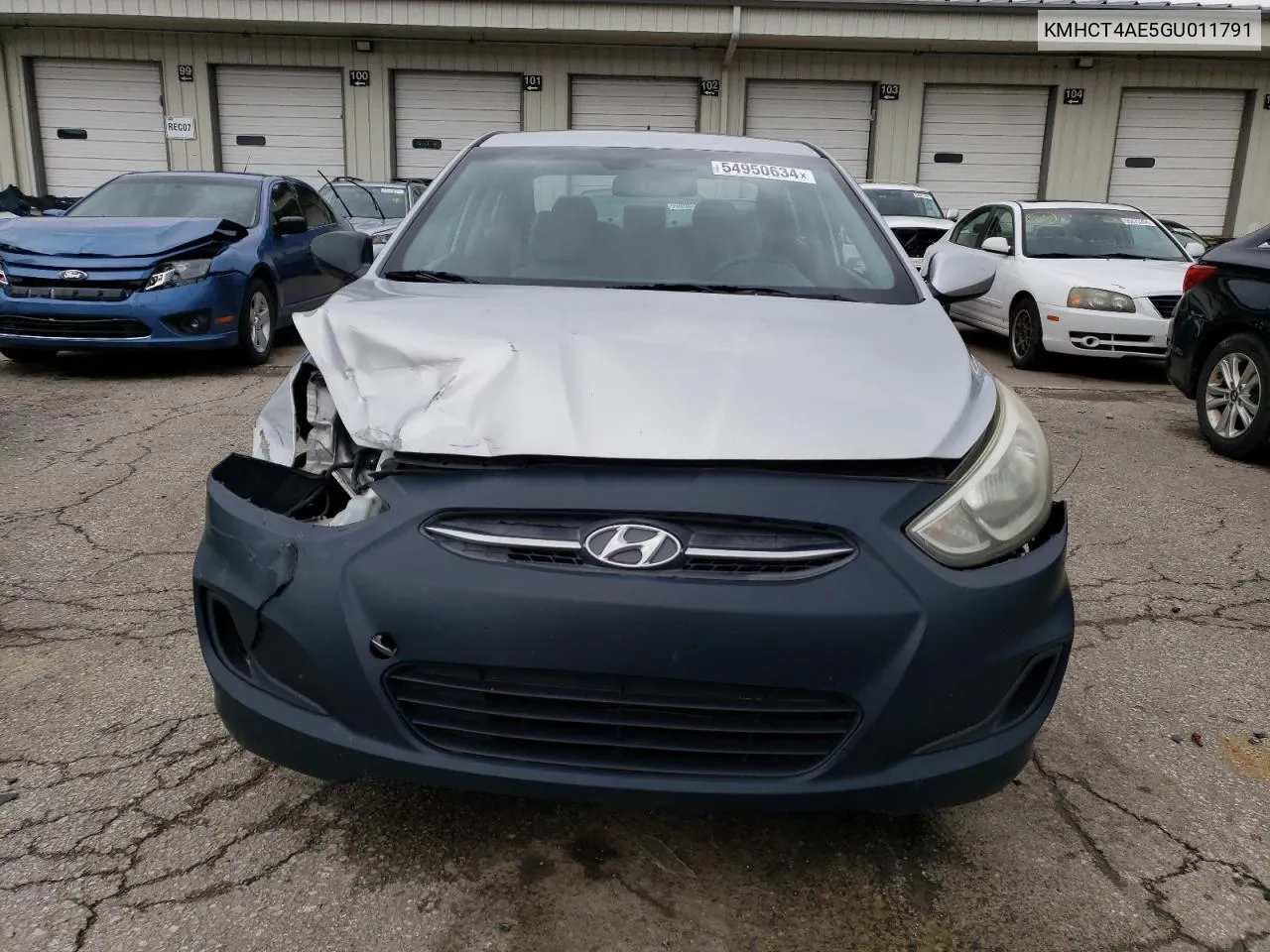 2016 Hyundai Accent Se VIN: KMHCT4AE5GU011791 Lot: 54950634