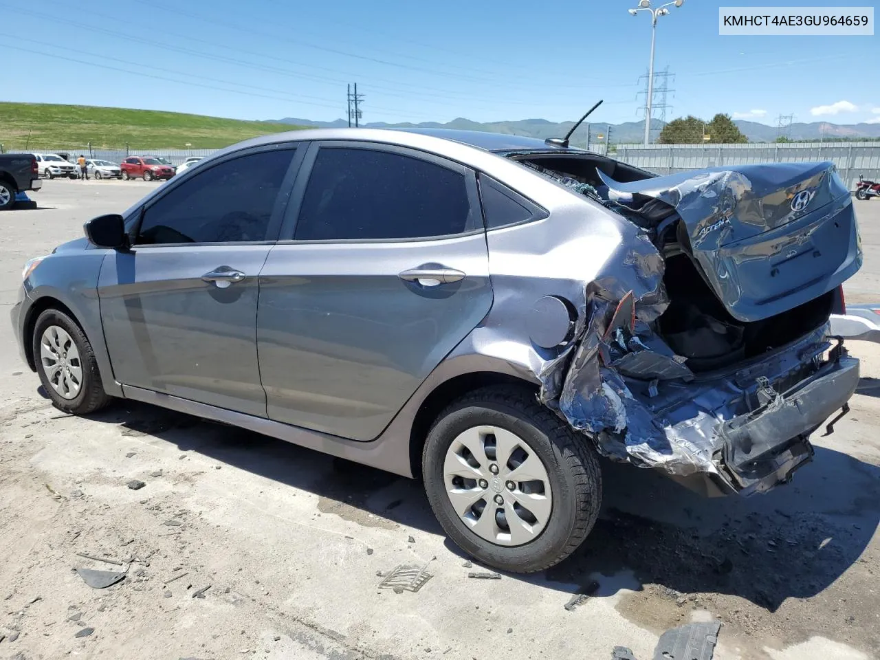 KMHCT4AE3GU964659 2016 Hyundai Accent Se