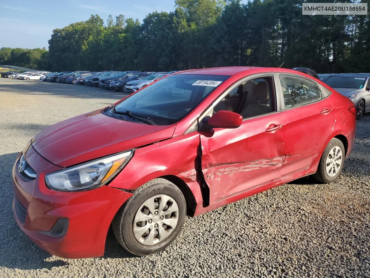 KMHCT4AE2GU158554 2016 Hyundai Accent Se