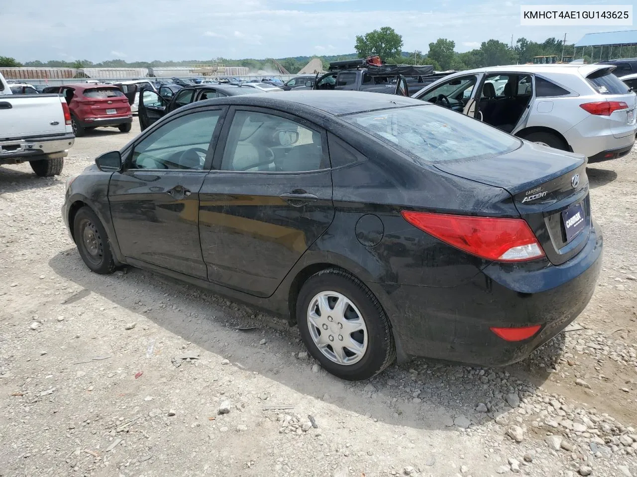 2016 Hyundai Accent Se VIN: KMHCT4AE1GU143625 Lot: 61280204