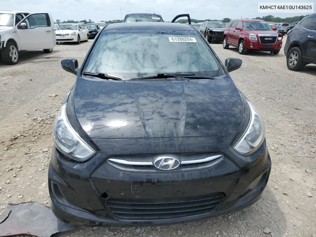 2016 Hyundai Accent Se VIN: KMHCT4AE1GU143625 Lot: 61280204