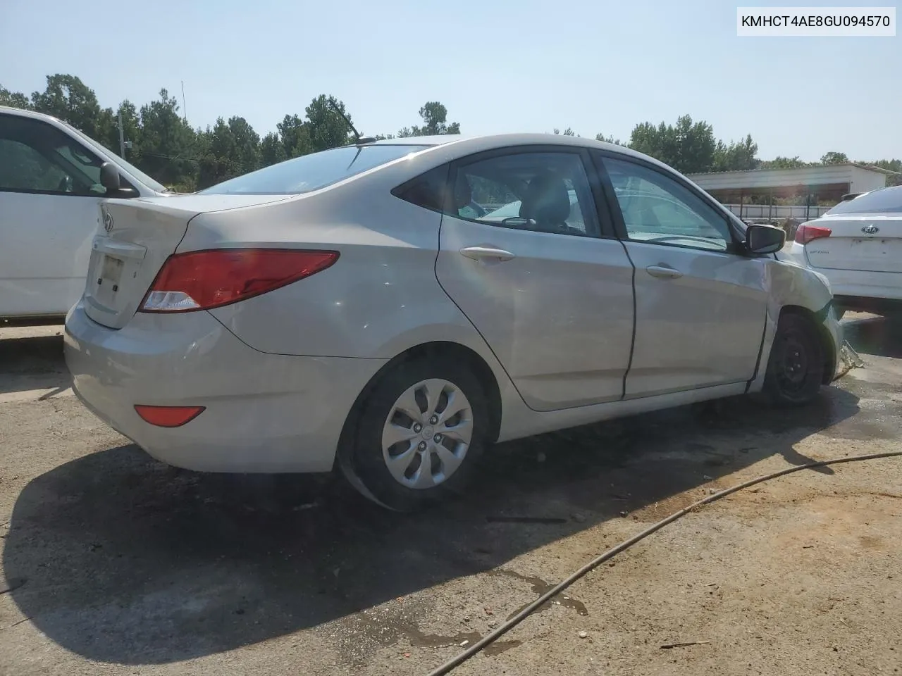 2016 Hyundai Accent Se VIN: KMHCT4AE8GU094570 Lot: 61426374