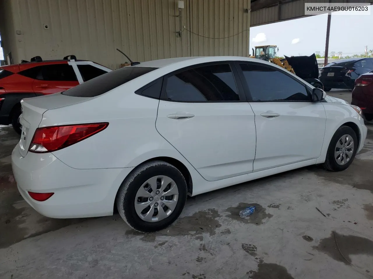 2016 Hyundai Accent Se VIN: KMHCT4AE9GU016203 Lot: 62063704