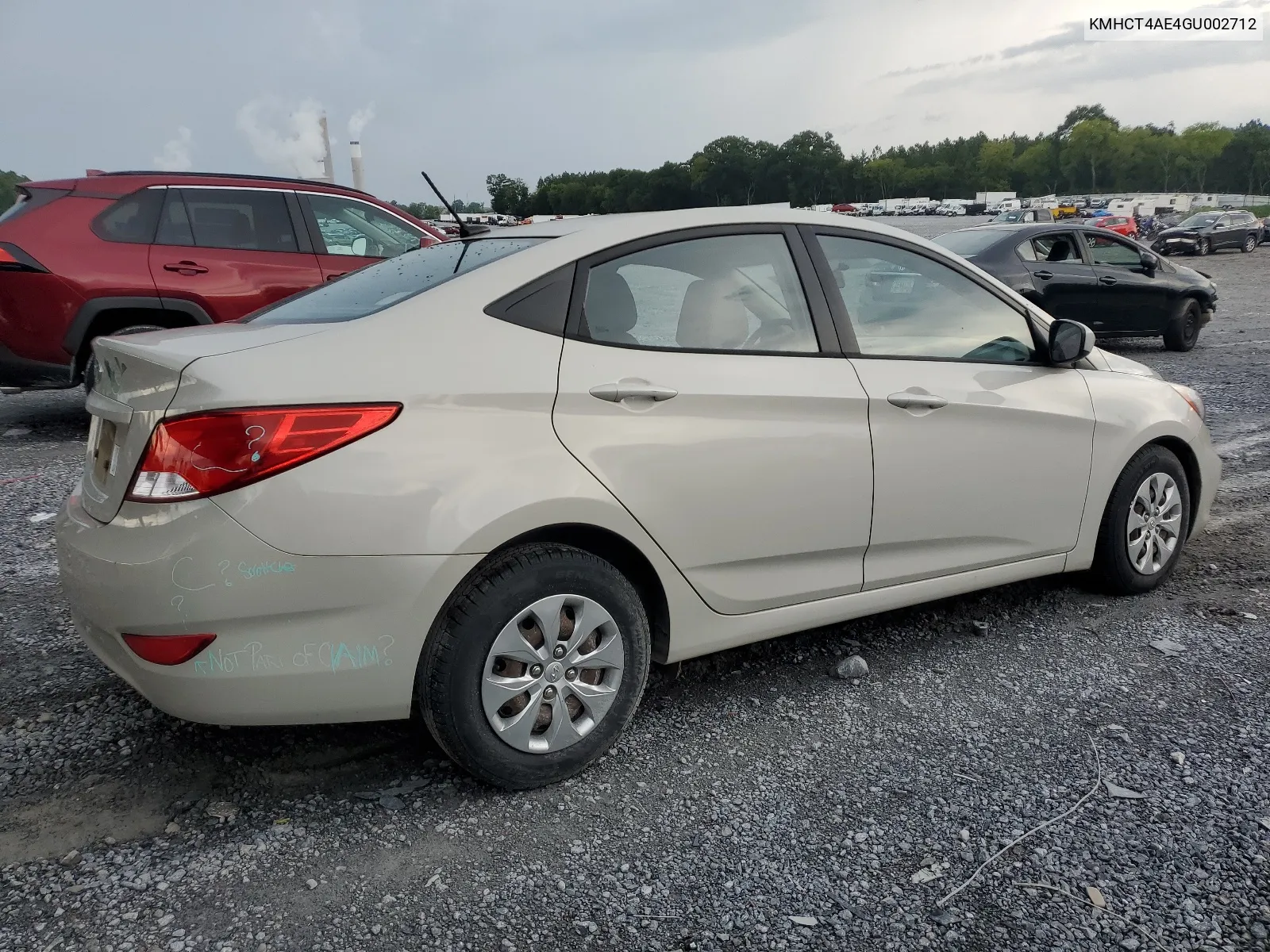 2016 Hyundai Accent Se VIN: KMHCT4AE4GU002712 Lot: 63556754