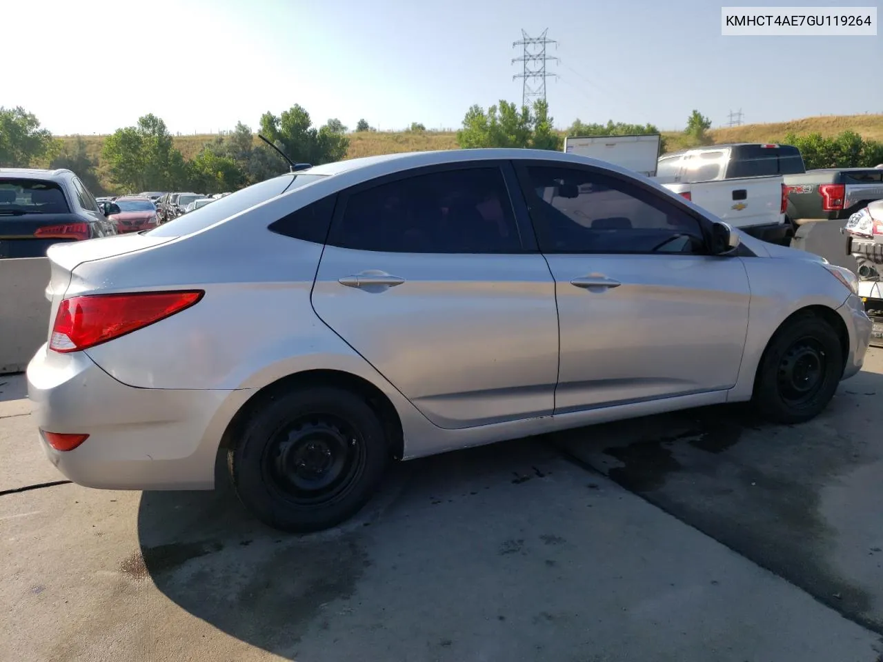 2016 Hyundai Accent Se VIN: KMHCT4AE7GU119264 Lot: 63686554