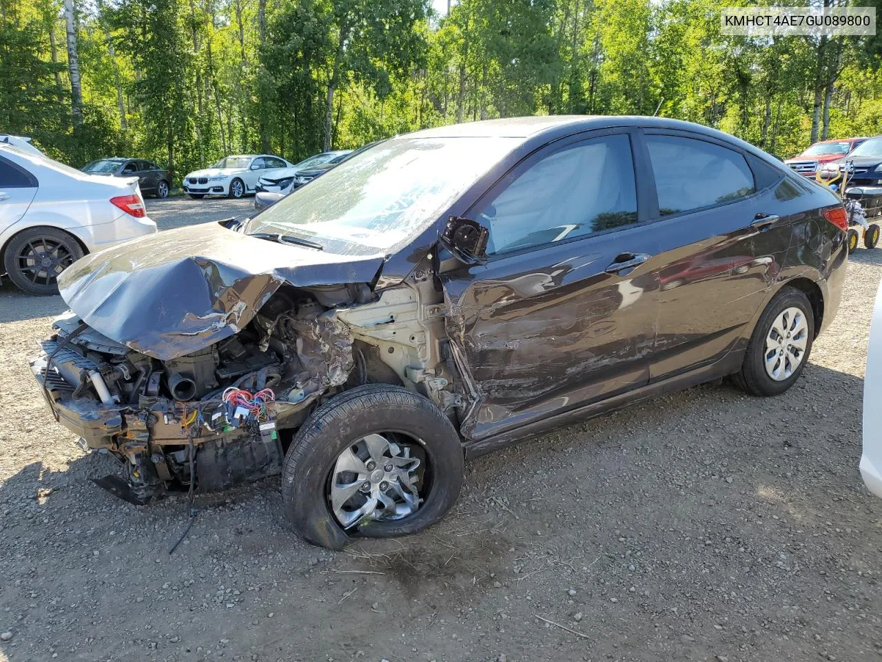 2016 Hyundai Accent Se VIN: KMHCT4AE7GU089800 Lot: 64388174