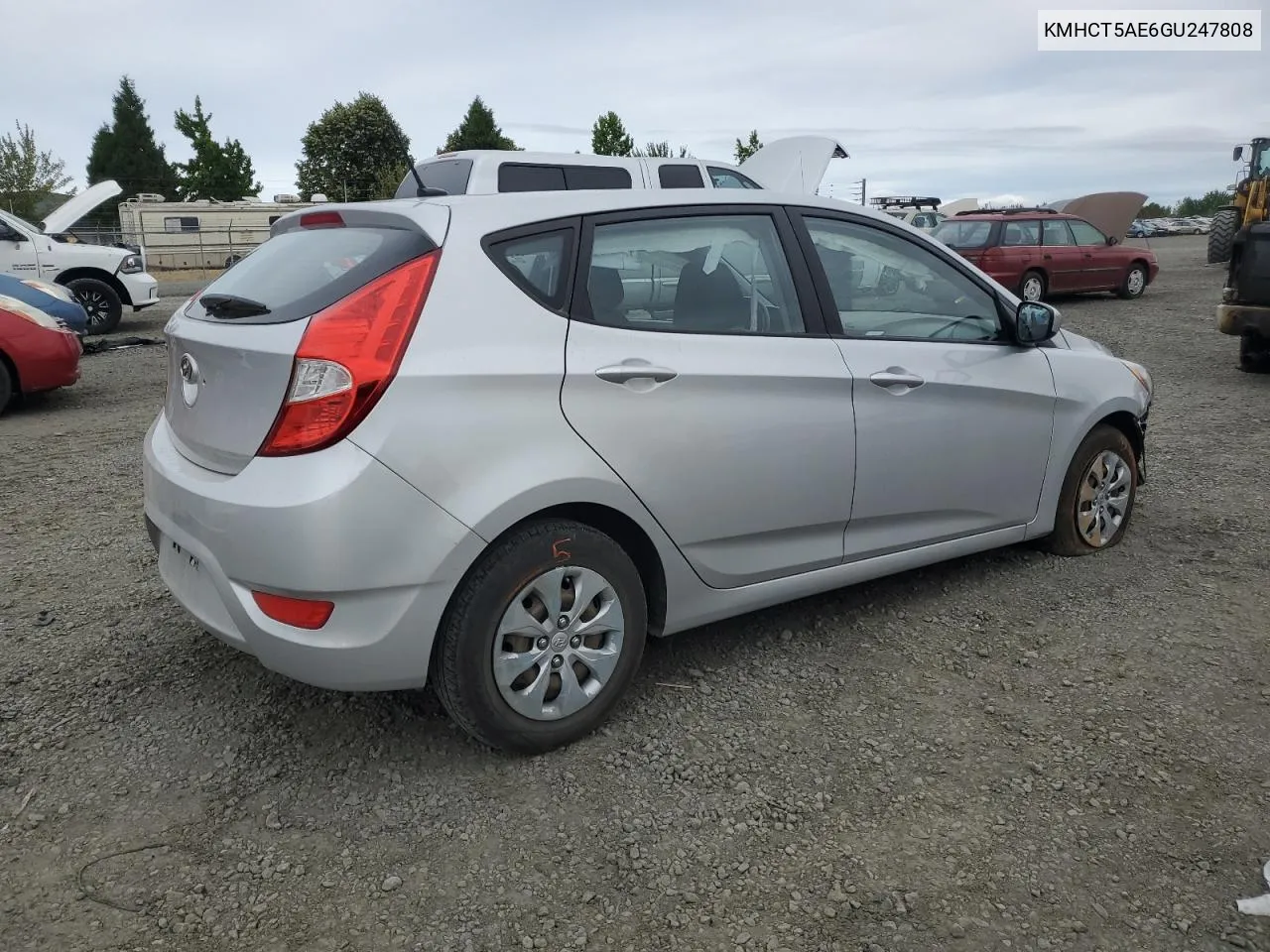 2016 Hyundai Accent Se VIN: KMHCT5AE6GU247808 Lot: 64800984