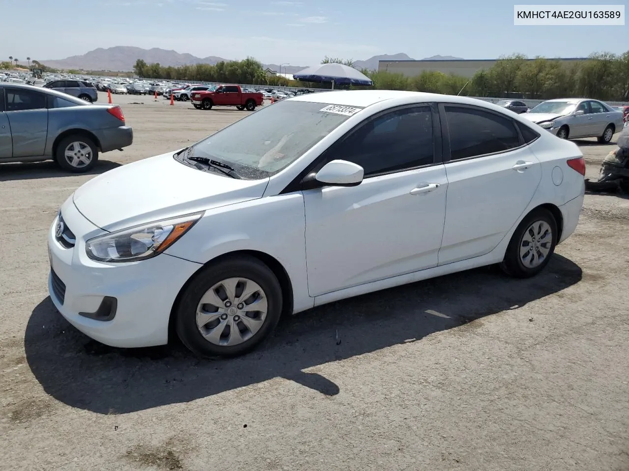 2016 Hyundai Accent Se VIN: KMHCT4AE2GU163589 Lot: 65713374