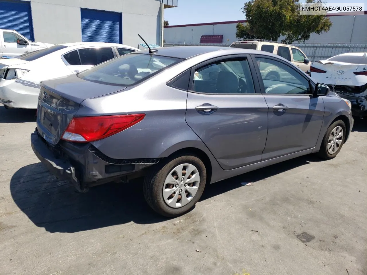 2016 Hyundai Accent Se VIN: KMHCT4AE4GU057578 Lot: 66329744