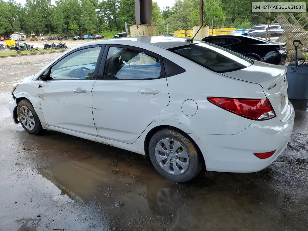 2016 Hyundai Accent Se VIN: KMHCT4AE5GU951637 Lot: 66406324